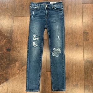 Adriano Goldschmied Kids Skinny Crop Roll Up Jeans